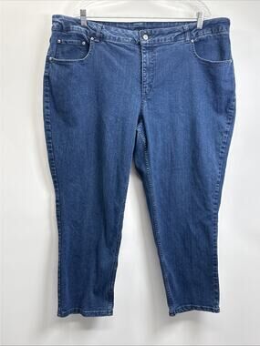 Just My Size JMS Plus Size 24W Petite Women’s Jeans, Pockets Stretch Casual